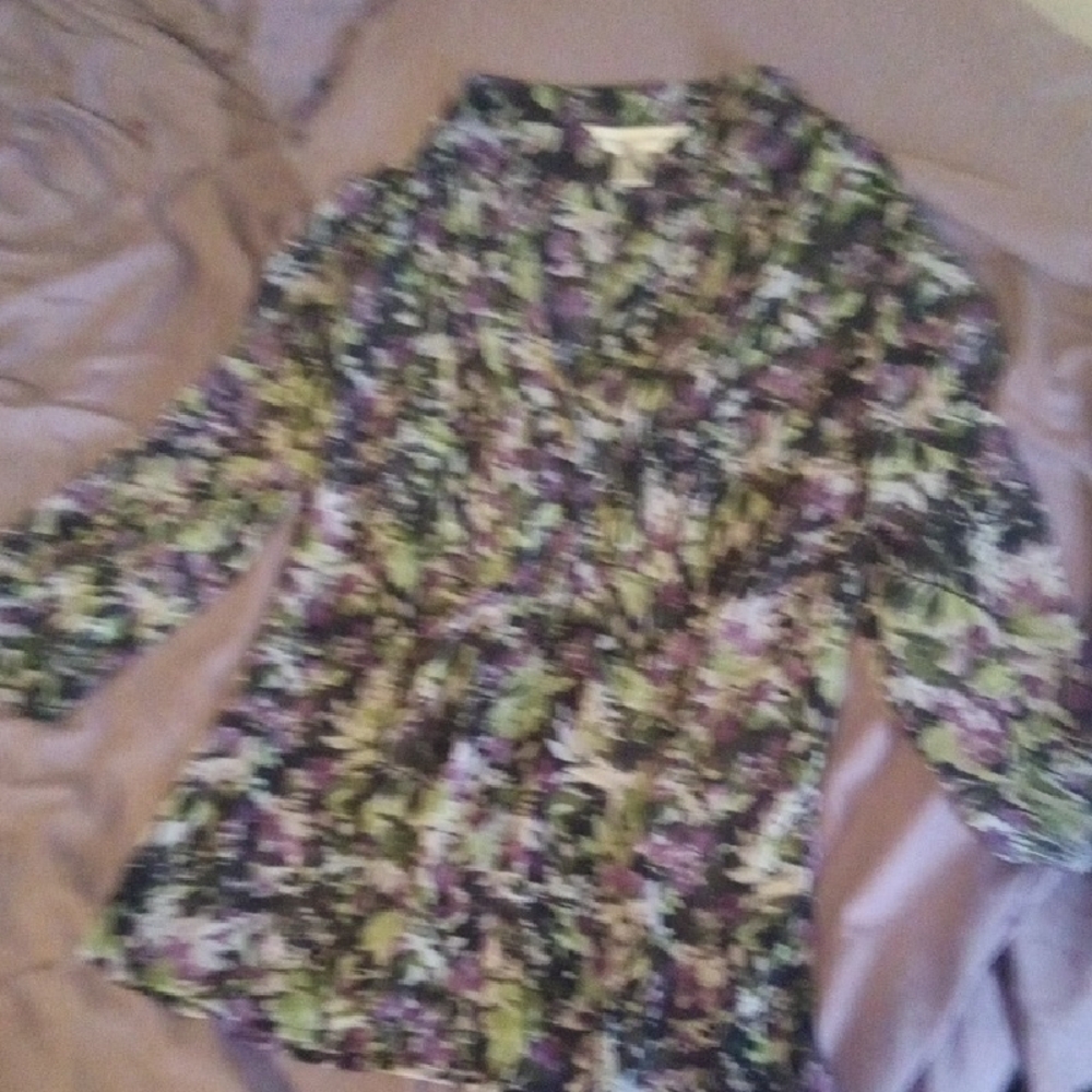 CHRISTOPHER & BANKS SHEER BLOUSE